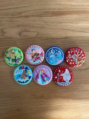 디즈니 자수 캔뱃지 2