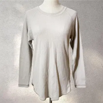 [ 저널 스탠다드 ] 티셔츠/베이지/와플/쿨넥/긴팔