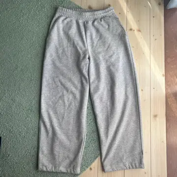 UNIQLOC 맨투맨 와이드 팬츠 그레이 M