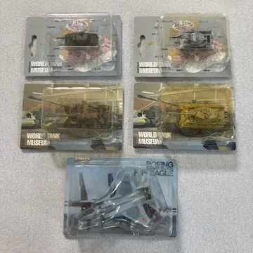 WORLD TANK MUSEUM 탱크 미니어처 + 전투기 모델 5종 세트