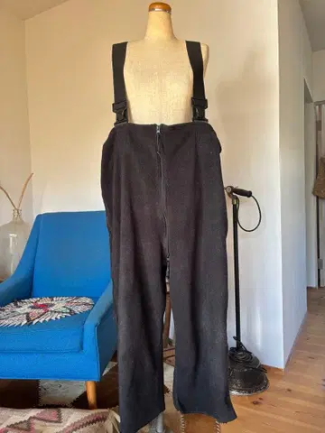 밀리터리 플리스 오버롤