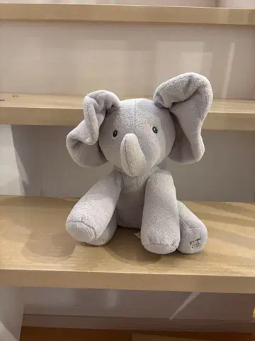 코끼리 봉제 인형 음악 재생 기능 포함