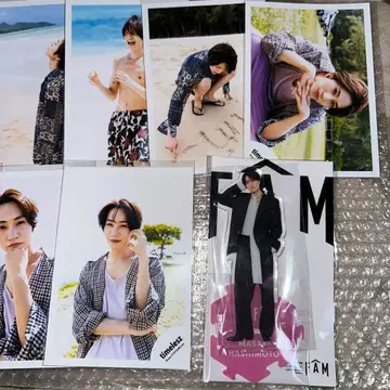 [ 미개봉 새상품 ] FAM 하시모토 마사키 아크릴 스탠드 사진 세트