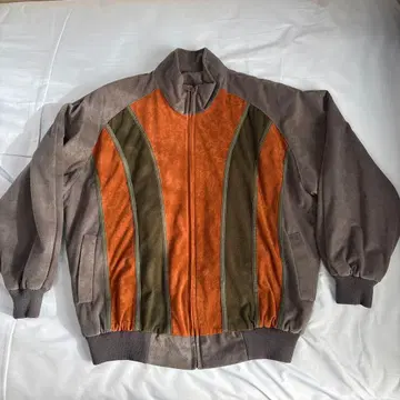 구제 의류 스트라이프 블루종 노브랜드