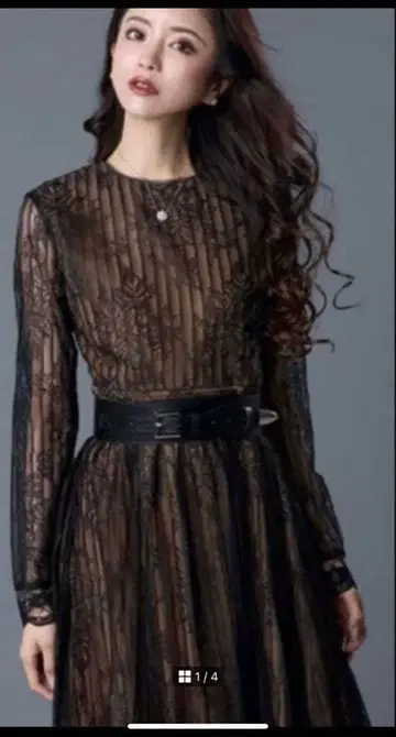 에밀리아 위즈 emiriawiz 레이스 블랙 원피스 S 사이즈