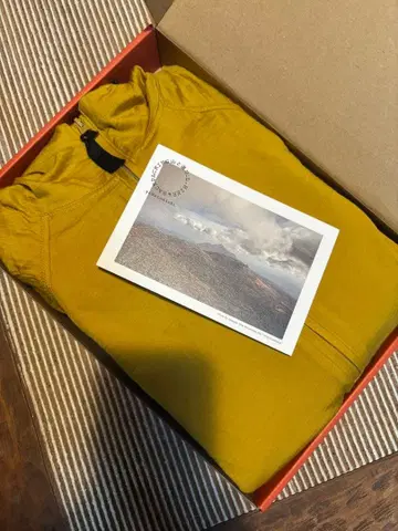 야마토미치 100% Merino Hoody 머스타드 S