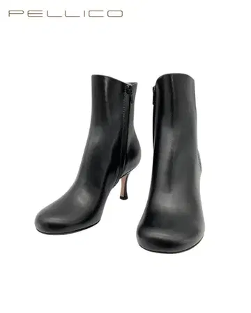 [ 미사용 ] PELLICO VOLTA 지퍼 가죽 부츠 블랙 38