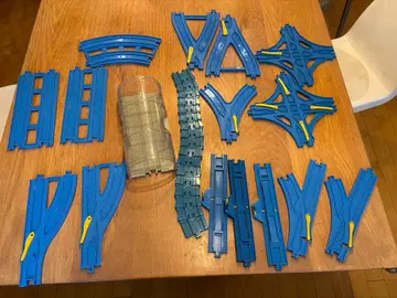 프라레일 레일 세트 파랑 15점 이상