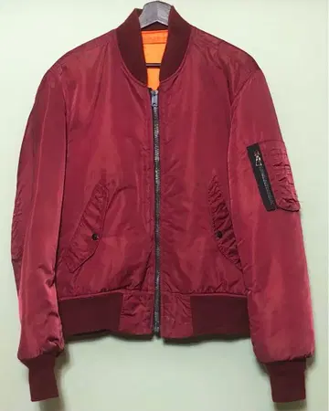 빈티지 MA-1 미국제 버건디