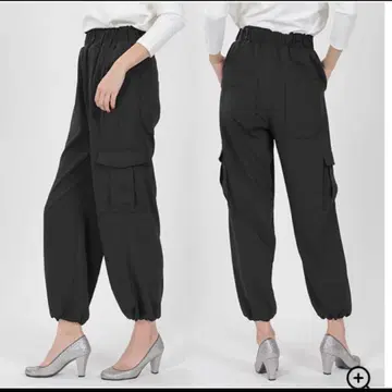 새상품급 미사용 마리콴트 MARY QUANT 블랙 카고 팬츠