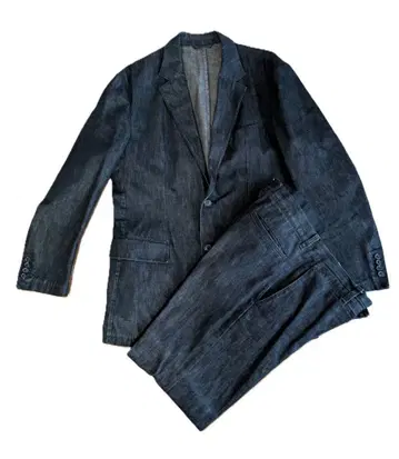 HUGO BOSS 다크 데님 캐주얼 수트 2 버튼