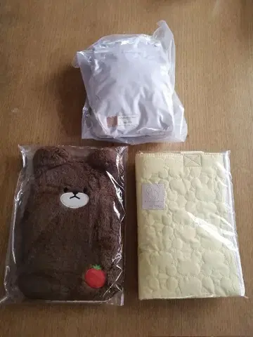 조리 파스타 곰돌이 학교 굿즈 3종