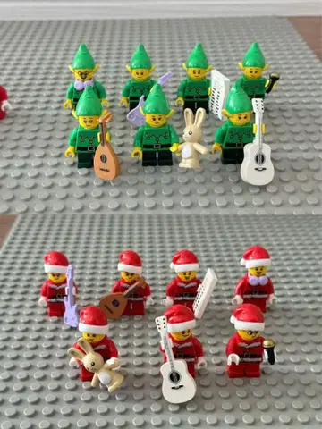 레고 미니 피규어 Xmas2025 레고랜드 한정판 산타 엘프 14개