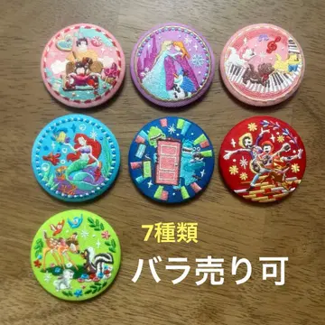 디즈니 자수 캔뱃지 2