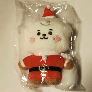 BT21 RJ 봉제 인형 홀리데이 산타 산타클로스