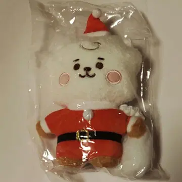 BT21 RJ 봉제 인형 홀리데이 에디션 산타 산타클로스