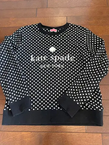 kate spade 도트 무늬 맨투맨 S 사이즈
