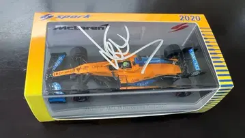 McLaren MCL35 2020 랜도 노리스 사인 포함 미니카 1:43