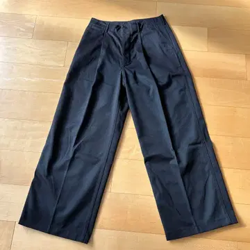 HYKE 와이드 치노 팬츠 사이즈 5 블랙