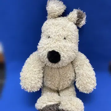 푹신푹신 강아지형 봉제 인형 베이지