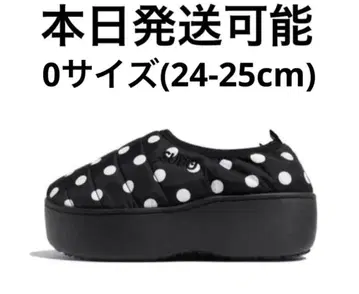 새상품 미개봉 SUBU 도트 물방울 0사이즈 24-25 통굽 슬리퍼