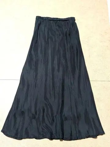 [ LOUNGEDRESS ] 블랙 롱 스커트 허리밴딩