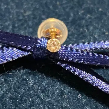 베리테 싱글 볼 다이아 귀걸이 K10 한쪽만