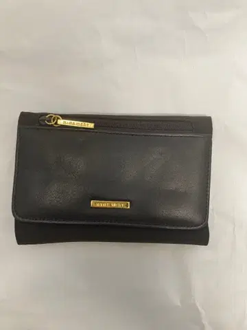 블랙 3단 폴더형 지갑