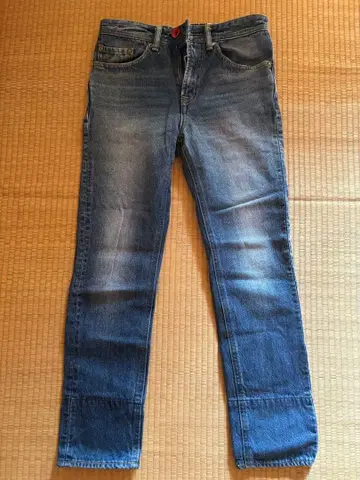 로데오 크라운 스트레이트 데님 블루