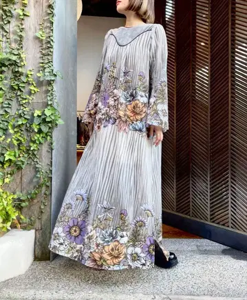 FUMIE TANAKA 플로키 원피스 정가 7.92만 꽃무늬