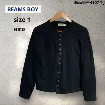 BEAMS BOY 맨투맨 스냅 버튼 가디건 사이즈 1