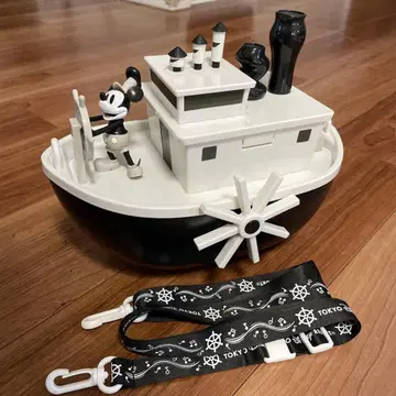 팝콘 바스켓 미키마우스 보트형