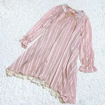 [ axes femme kawaii ] 레이스 핑크 원피스 펄 디자인