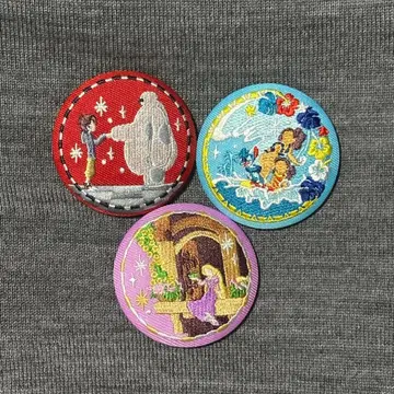 디즈니 자수 캔뱃지