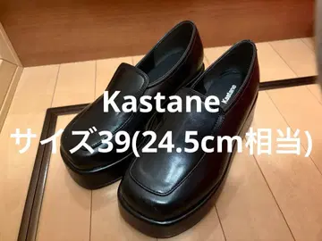 Kastane 블랙 스퀘어 로퍼 사이즈 39