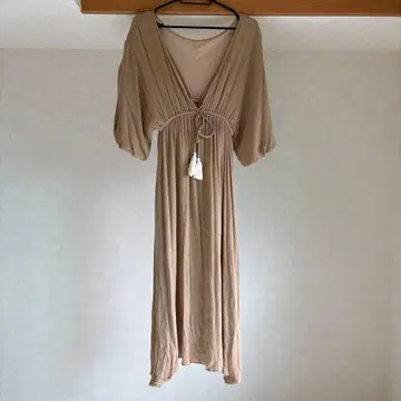 sandlessmoon 베이지 2way 롱 원피스