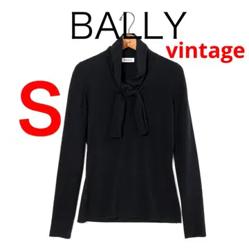 H4572-96 발리 울 보타이 칼라 긴팔 니트탑 Y2K