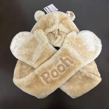 디즈니 푸우 팬캡 머플러 택 포함