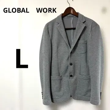 [ 글로벌 워크 ] 테일러드 자켓 그레이 L 포멀 캐주얼