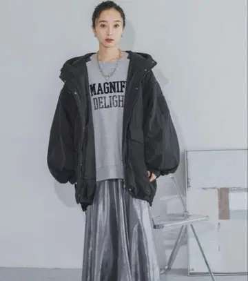 소매 2WAY 몬스터 후드티 코트 지나시스