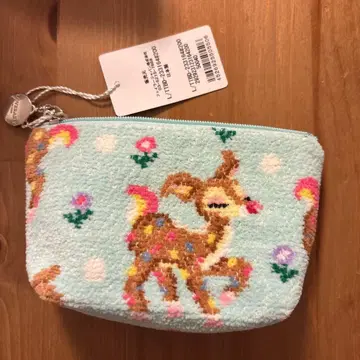 FEILER 츤츤밤비나 파우치 미사용품 페일 블루