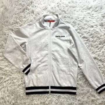 마리끌레르 스포르 골프웨어 집업 자켓 M 화이트 계열
