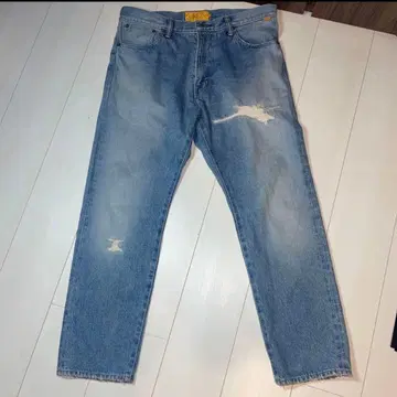 UNION 데미지 가공 데님 denim 유니온