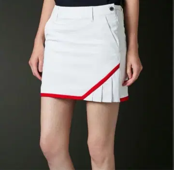데상트 골프 화이트 이너 일체형 스커트 L 봄/여름