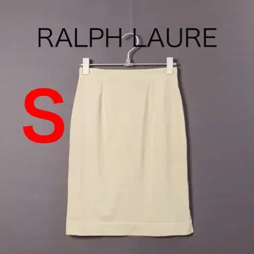 H4577 랄프 로렌 울 스트레치 스커트 사이드 슬릿 Y2K