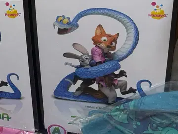 주토피아 닉 와일드 주디 홉스 피규어 제일복권 A상 덤 포함