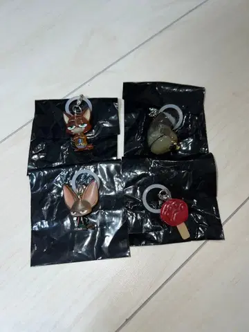 주토피아 메지루시 액세서리 플래시 닉 피닉 아이스 4종