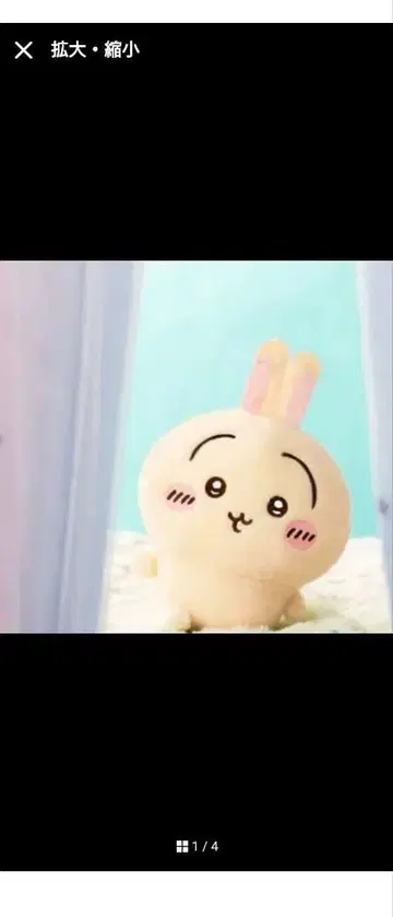 미사용 새상품! 치이카와 (먼작귀) 시-푸와 봉제 인형 토끼