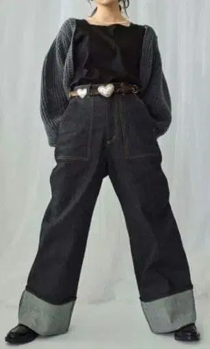 147 / 이치욘나나 롤업 데님