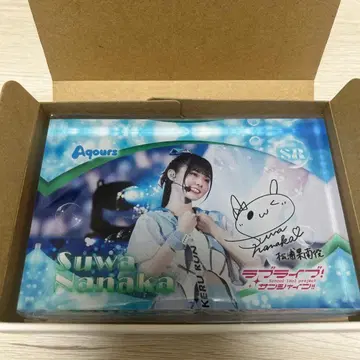 Aqours 컬렉션 디지털 사인 포함 아크릴 블록 스와 나나카